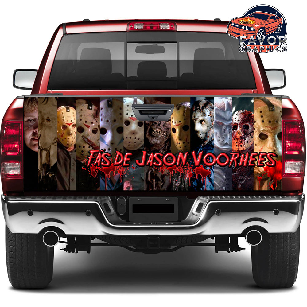 Jason Voorhees Tailgate Wraps For Trucks SUV Vinyl Wrap