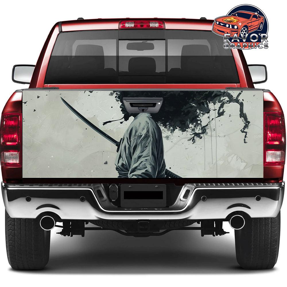 Afro Samurai Tailgate Wraps For Trucks SUV Vinyl Wrap