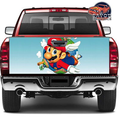 Mario Tailgate Wraps For Trucks SUV Vinyl Wrap