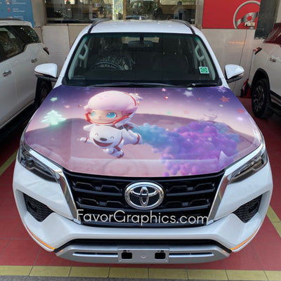 Dimoo Itasha Car Vinyl Hood Wrap Decal Sticker