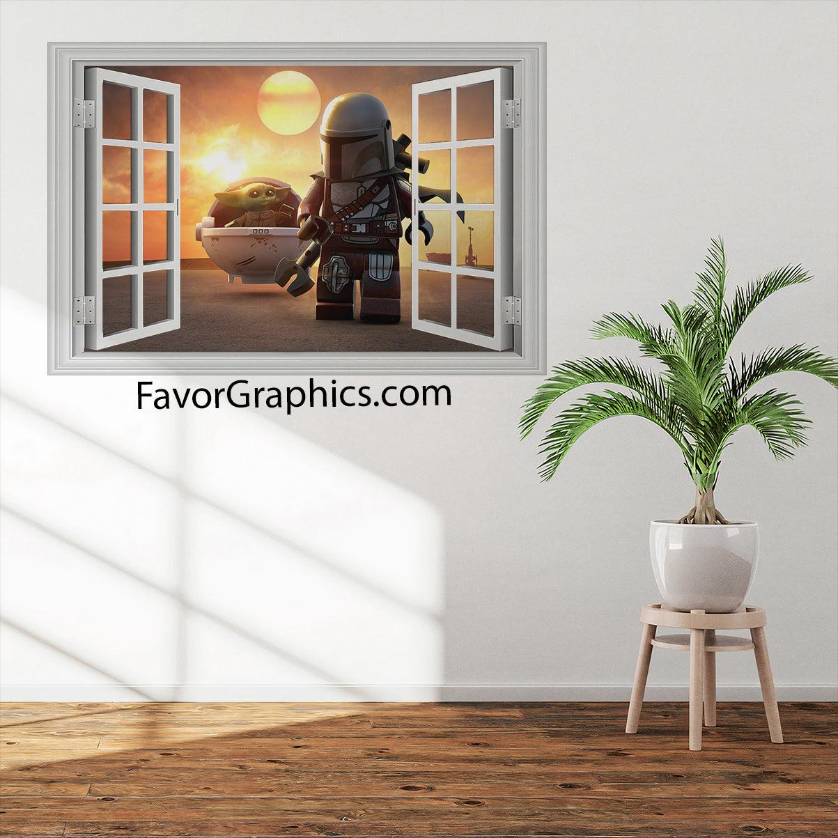 Baby Yoda Vinyl Wall Art Decal Sticker Poster Print Mural