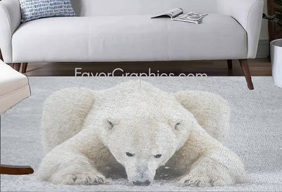 Polar Bear Home Bedroom Decor Rug Carpet Mat