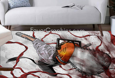 Denji Chainsaw Man Home Bedroom Decor Rug Carpet Mat