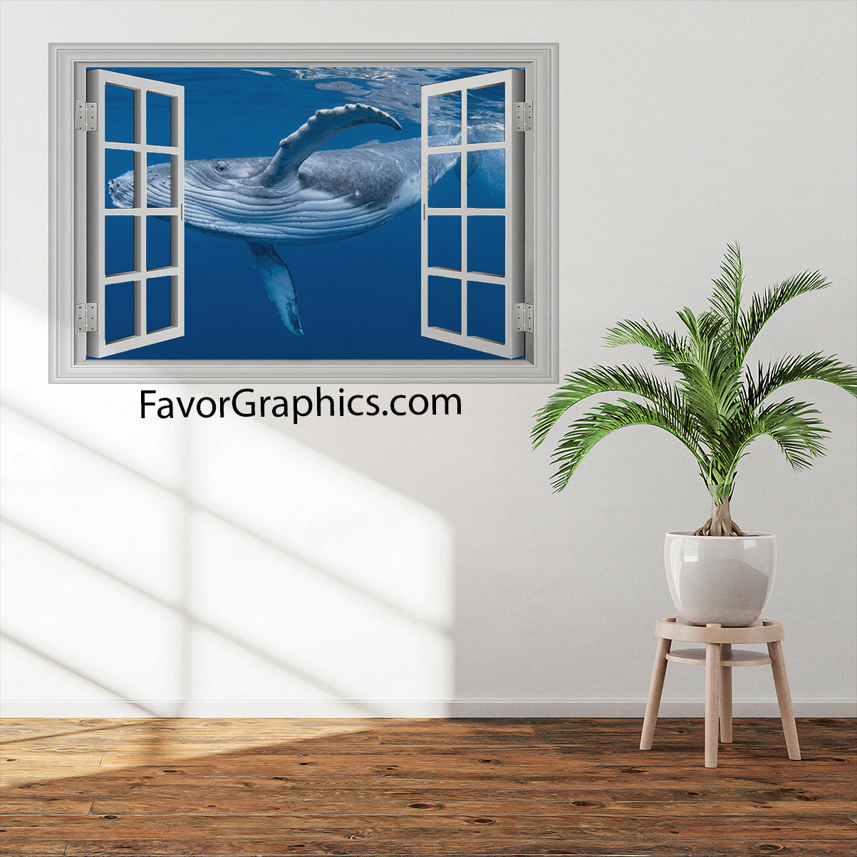 Whale Vinyl Wall Art Decal Sticker Poster Print Mural