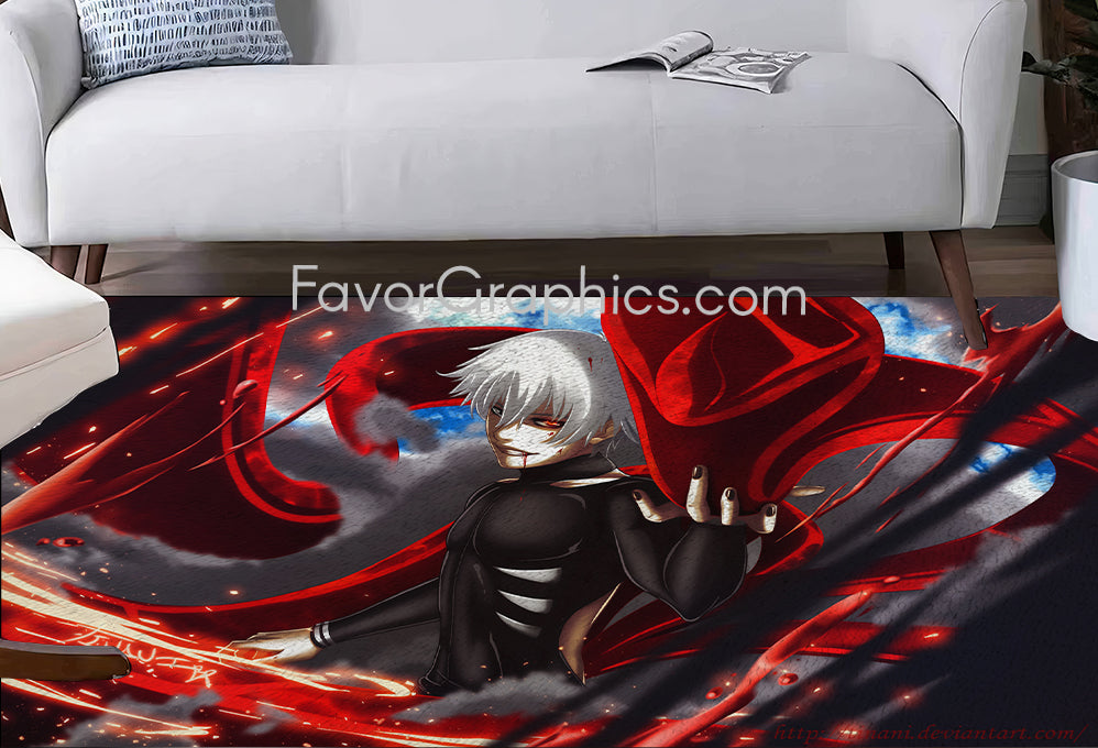 Kaneki Ken Tokyo Ghoul Home Bedroom Decor Rug Carpet Mat