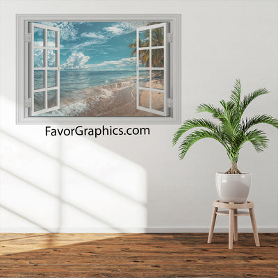 Beach Vinyl Wall Art Decal Sticker Poster Print Mural