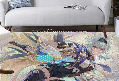 Eula (Genshin impact) Home Bedroom Decor Rug Carpet Mat