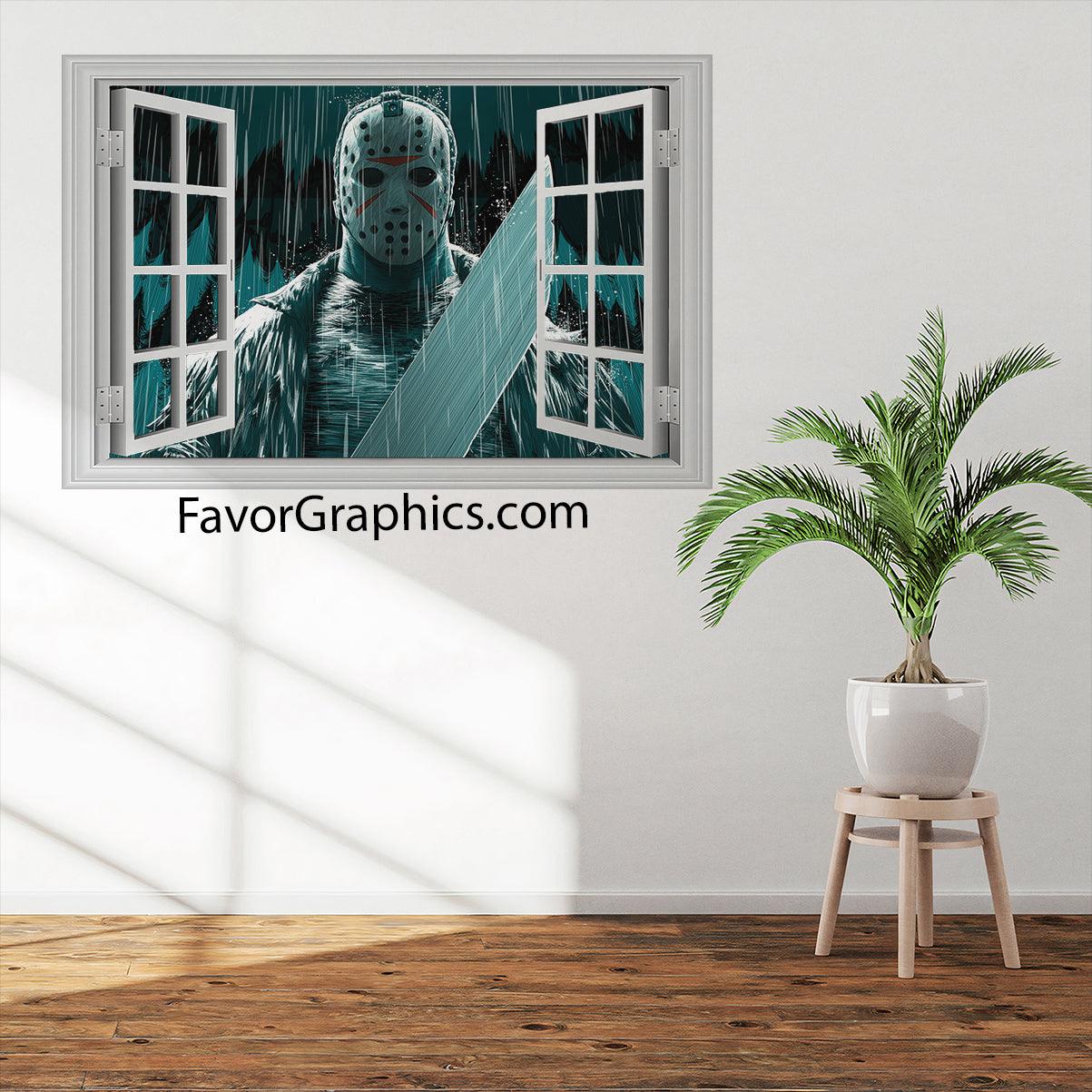 Jason Voorhees Vinyl Wall Art Decal Sticker Poster Print Mural