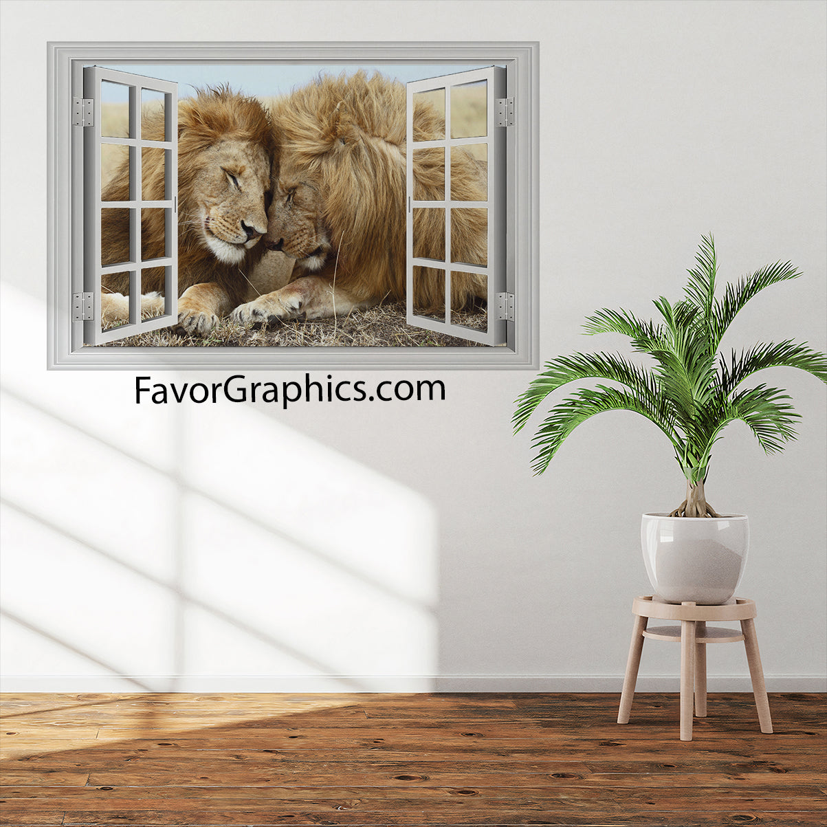 Lion  Vinyl Wall Art Decal Sticker Poster Print Mural