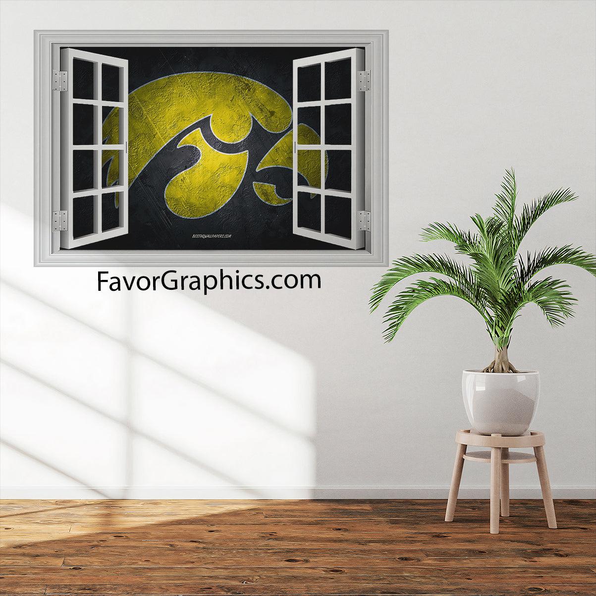 Iowa Hawkeyes Vinyl Wall Art Decal Sticker Poster Print Mural