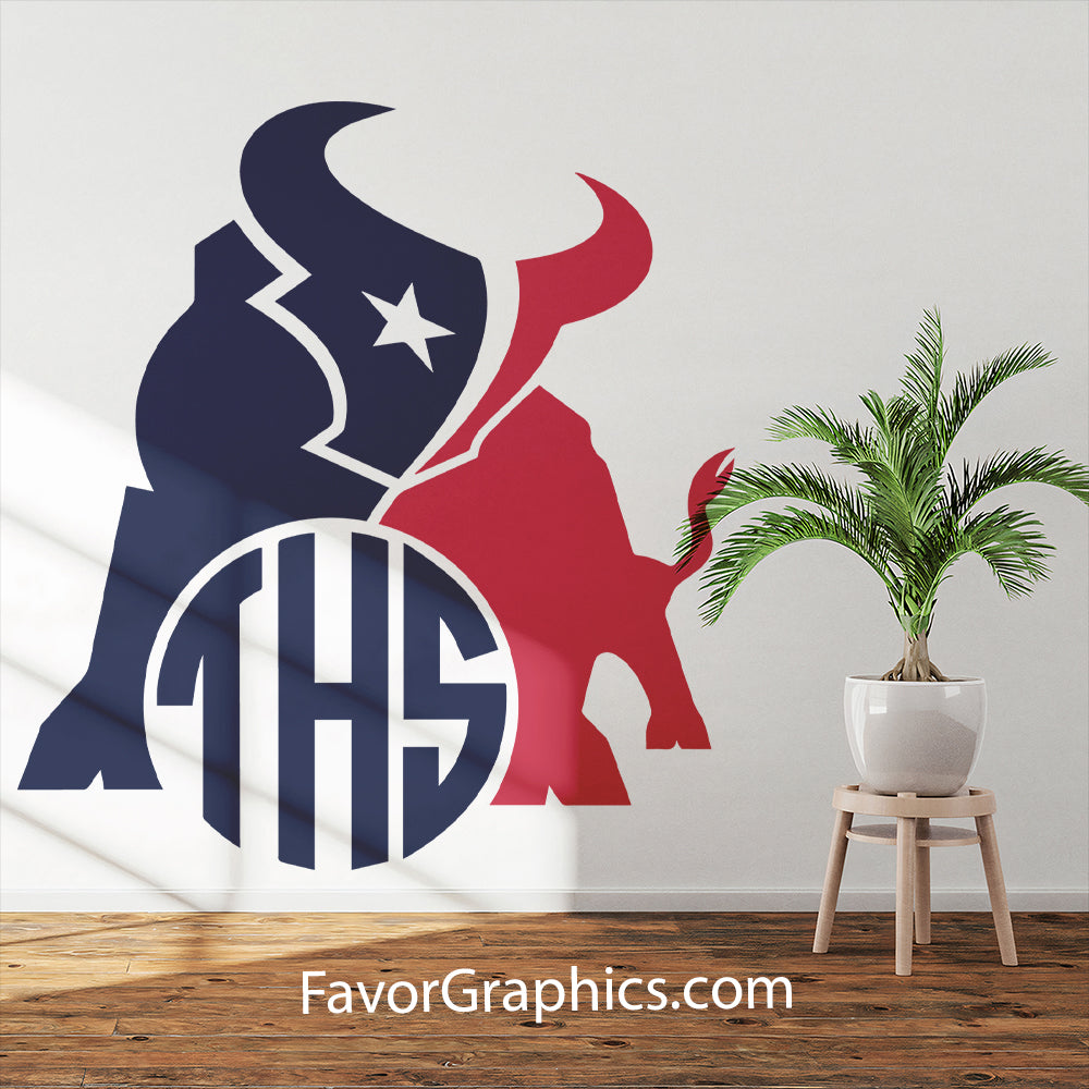 Houston Texans Home Room Wall Vinyl Decal Sticker Mural Poster