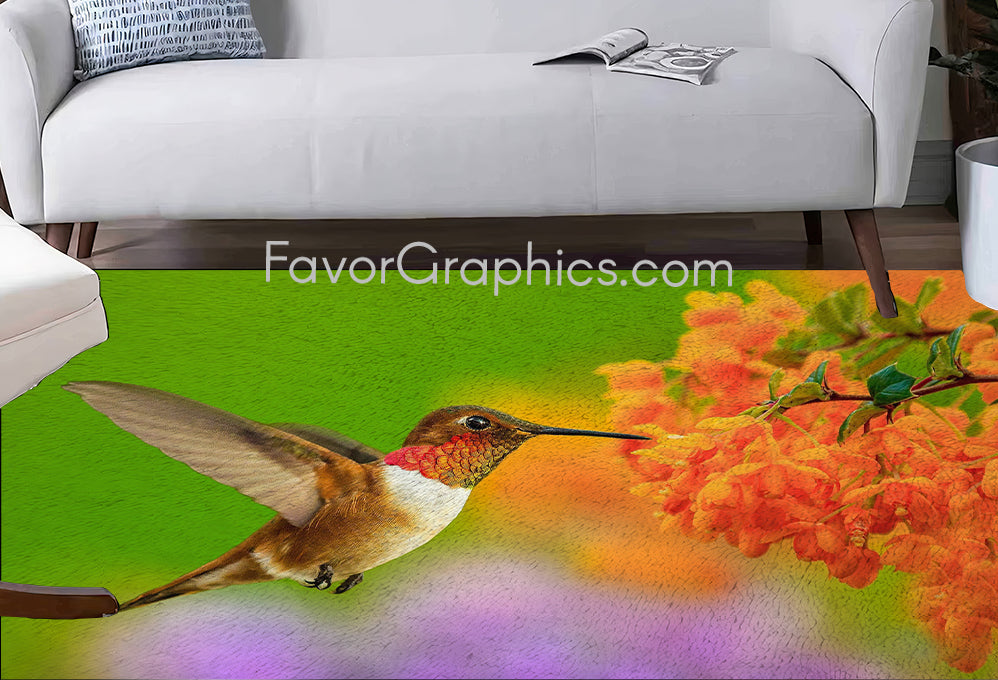 Hummingbird Home Bedroom Decor Rug Carpet Mat