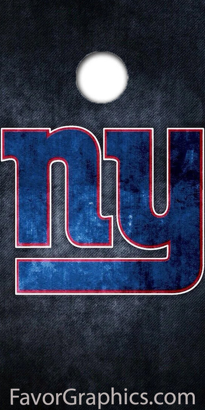 New York Giants Cornhole Wood Board Skin Vinyl Wrap Decal Sticker