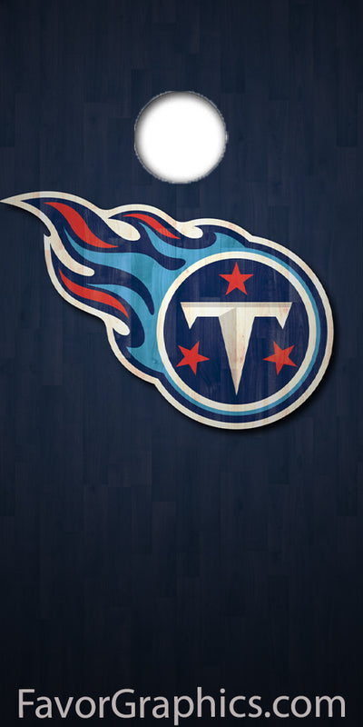 Tennessee Titans Cornhole Wood Board Skin Vinyl Wrap Decal Sticker