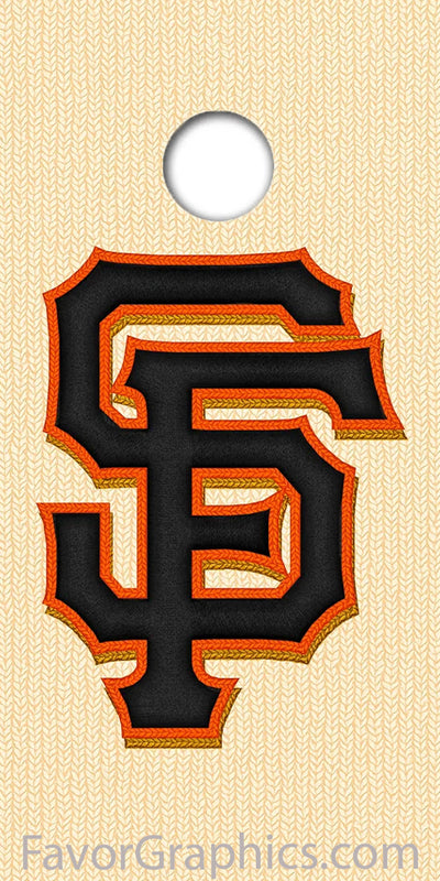 San Francisco Giants Cornhole Wood Board Skin Vinyl Wrap Decal Sticker