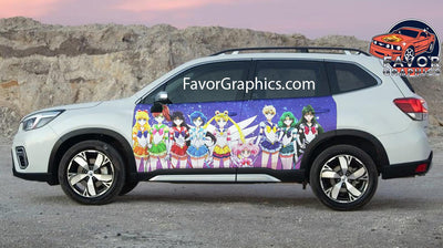 Sailor Moon Car Door Vinyl Wrap Decal Sticker