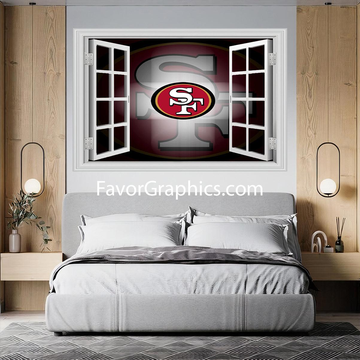 San Francisco 49ers Vinyl Wall Art Decal Sticker Poster Print Mural