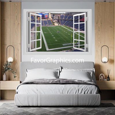 New England Patriots Vinyl Wall Art Decal Sticker Poster Print Mural