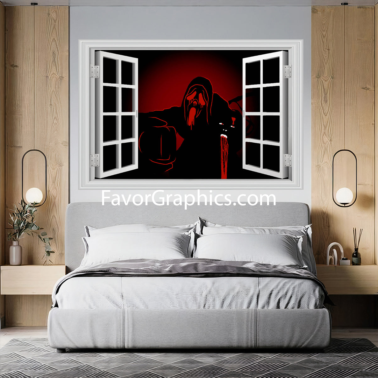 Scream Ghostface Vinyl Wall Art Decal Sticker Poster Print Mural