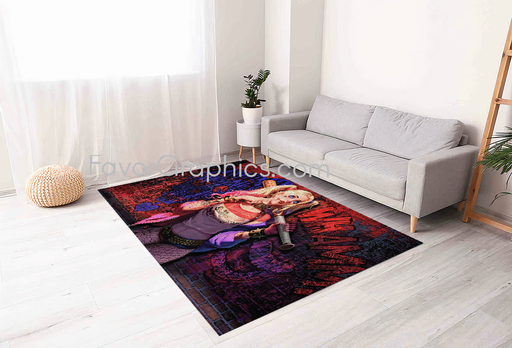 Harley Quinn Home Bedroom Decor Rug Carpet Mat