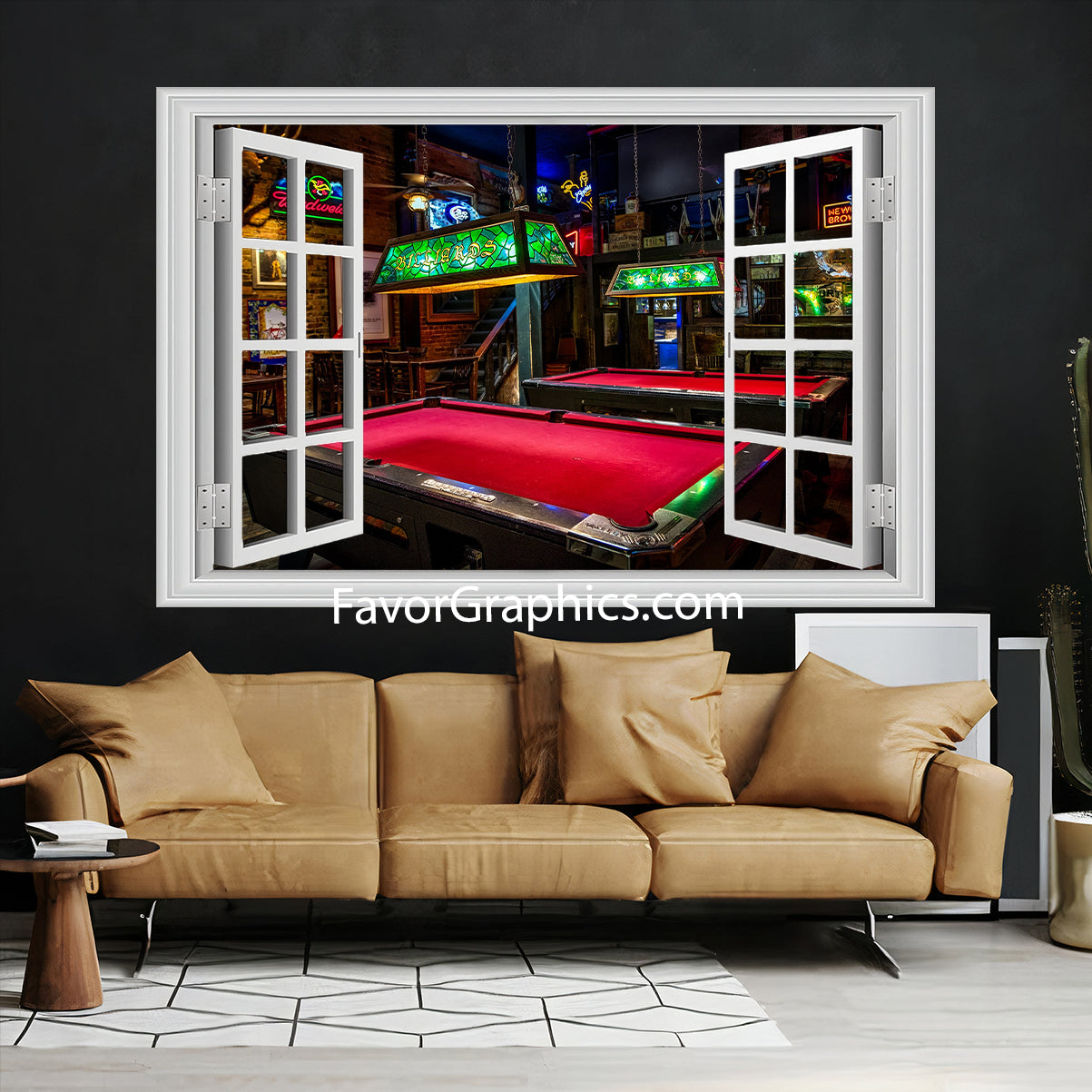 Billiard Vinyl Wall Art Decal Sticker Poster Print Mural