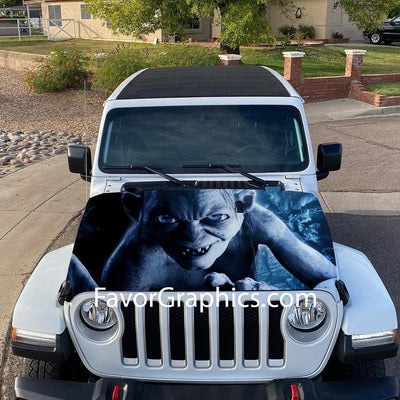 Smeagol Gollum Itasha Car Vinyl Hood Wrap Decal Sticker