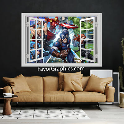 Superhero Avengers Vinyl Wall Art Decal Sticker Poster Print Mural