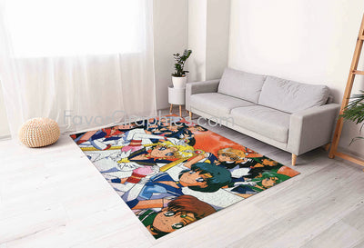 Sailor Moon Home Bedroom Decor Rug Carpet Mat