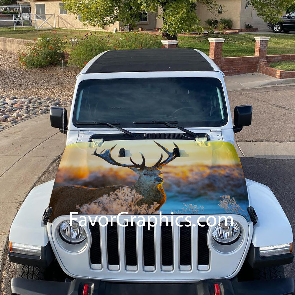 Deer Itasha Car Vinyl Hood Wrap Decal Sticker