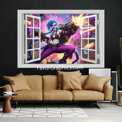 Jinx (League Of Legends) Vinyl Wall Art Decal Sticker Poster Print Mural