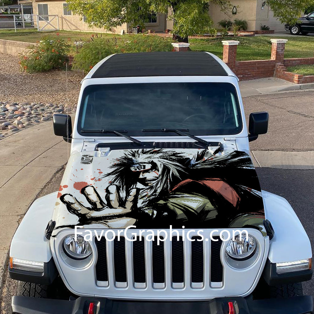 Jiraiya Itasha Car Vinyl Hood Wrap