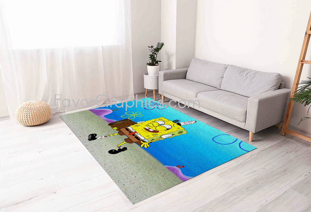 Spongebob Home Bedroom Decor Rug Carpet Mat