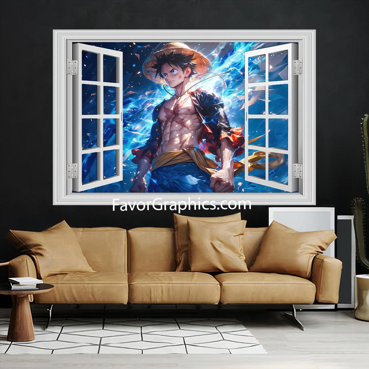 Monkey D. Luffy Vinyl Wall Art Decal Sticker Poster Print Mural