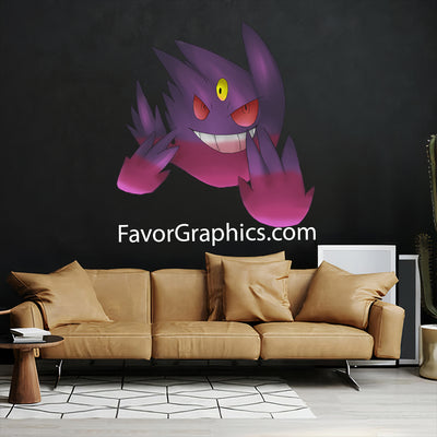 Gengar (Pokemon) Home Room Wall Vinyl Decal Sticker Mural Poster