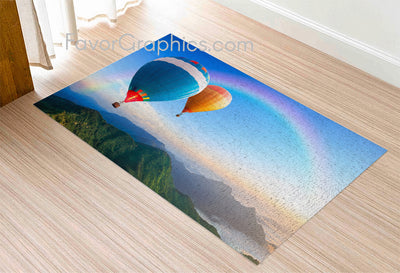 Hot Air Balloon Home Bedroom Decor Rug Carpet Mat