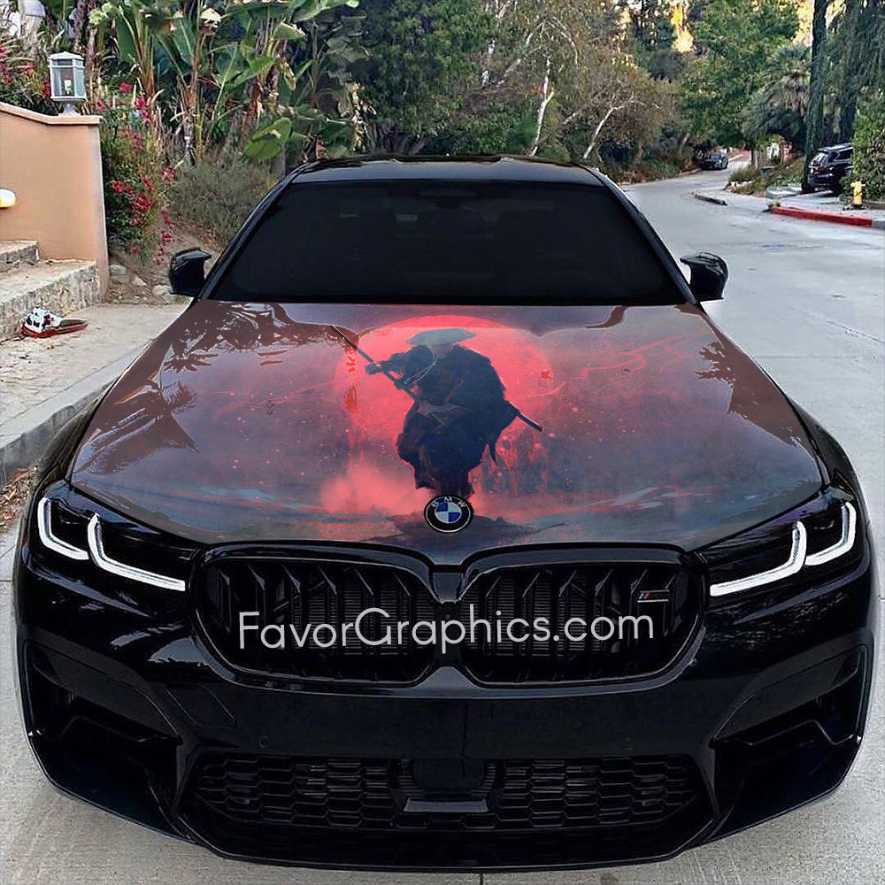 Samurai Itasha Car Vinyl Hood Wrap Decal Sticker