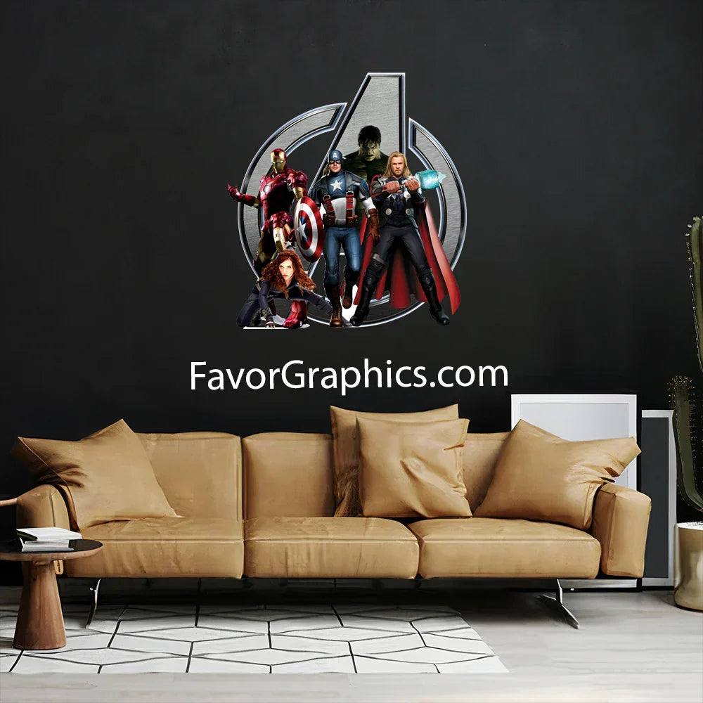 Avengers Superheroes Home Room Wall Vinyl Decal Sticker Mural Poster
