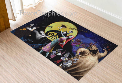 Nightmare Before Christmas Home Bedroom Decor Rug Carpet Mat