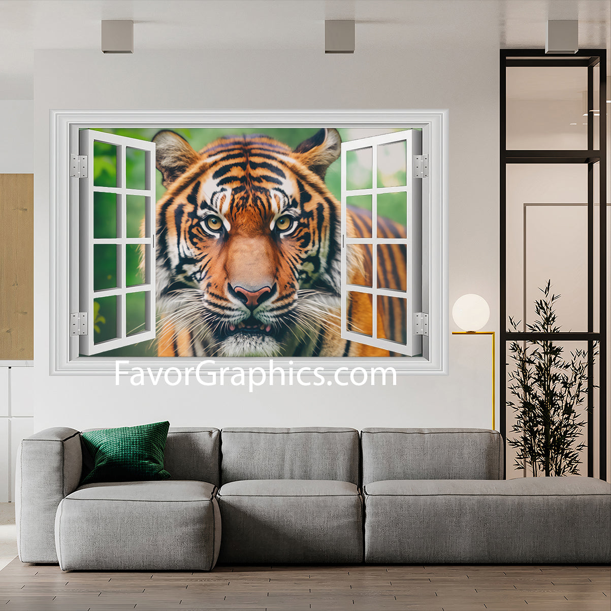 Tiger Vinyl Wall Art Decal Sticker Poster Print Mural