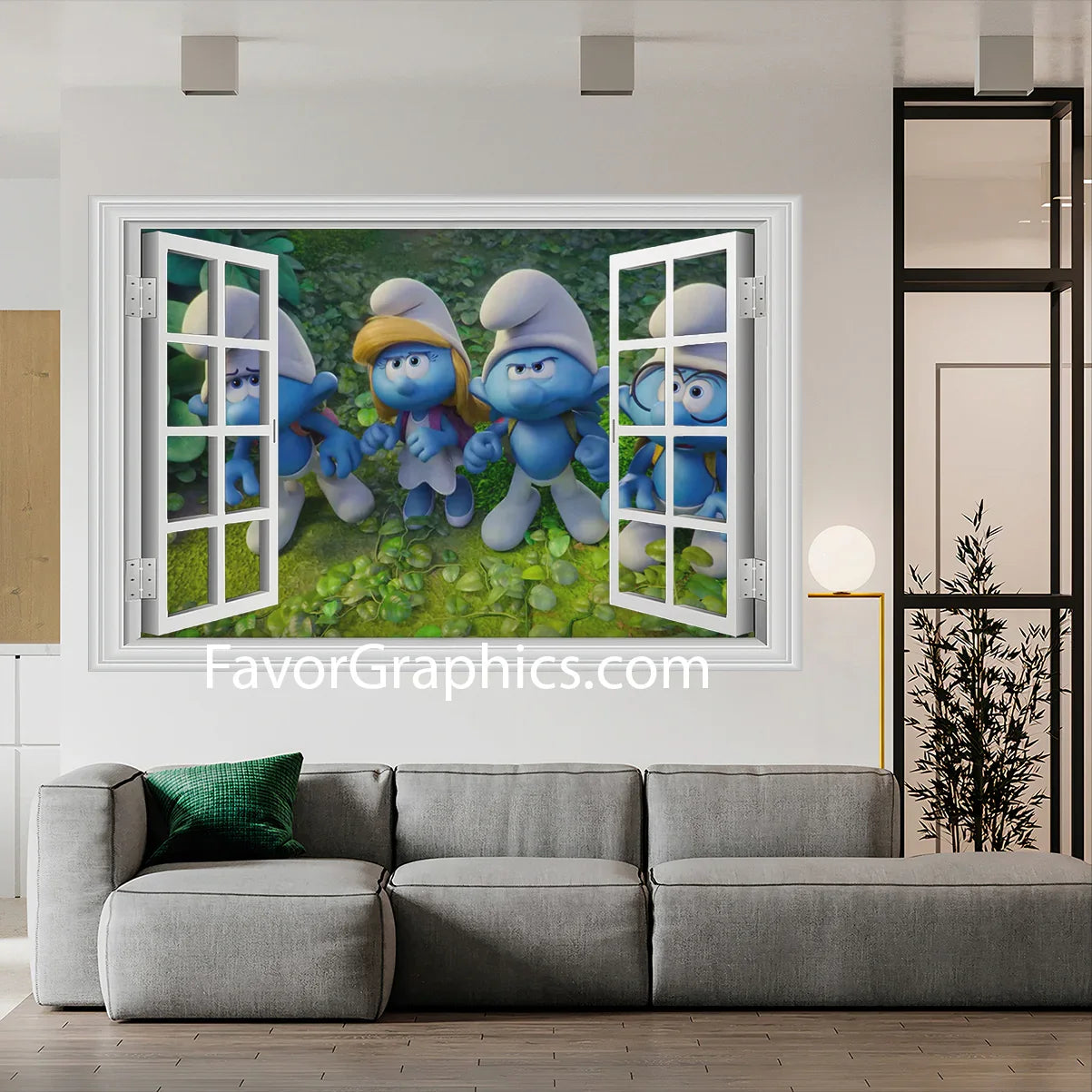 The Smurfs Vinyl Wall Art Decal Sticker Poster Print Mural