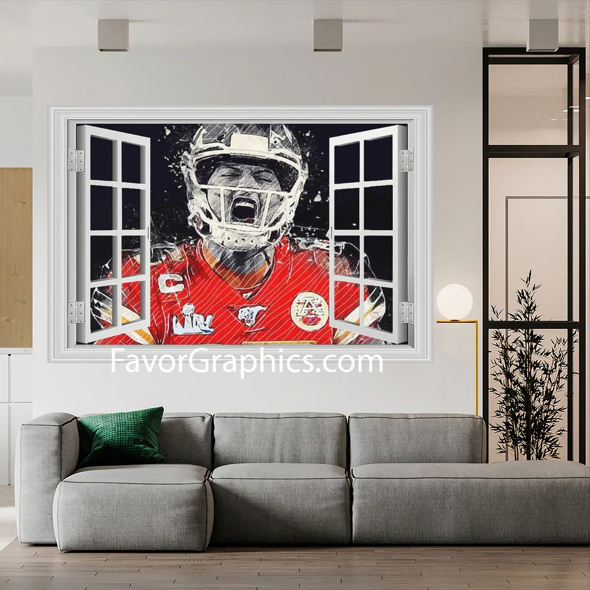 Patrick Mahomes Vinyl Wall Art Decal Sticker Poster Print Mural