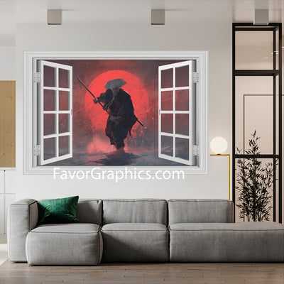 Samurai Vinyl Wall Art Decal Sticker Poster Print Mural