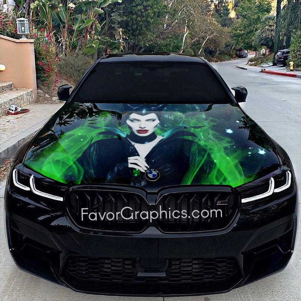 Maleficent  Itasha Car Vinyl Hood Wrap