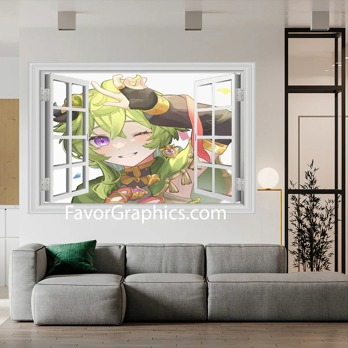 Collei (Genshin Impact) Vinyl Wall Art Decal Sticker Poster Print Mural