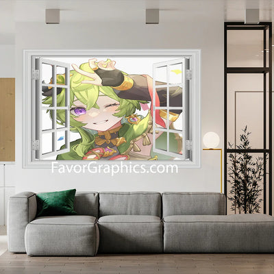 Collei (Genshin Impact) Vinyl Wall Art Decal Sticker Poster Print Mural