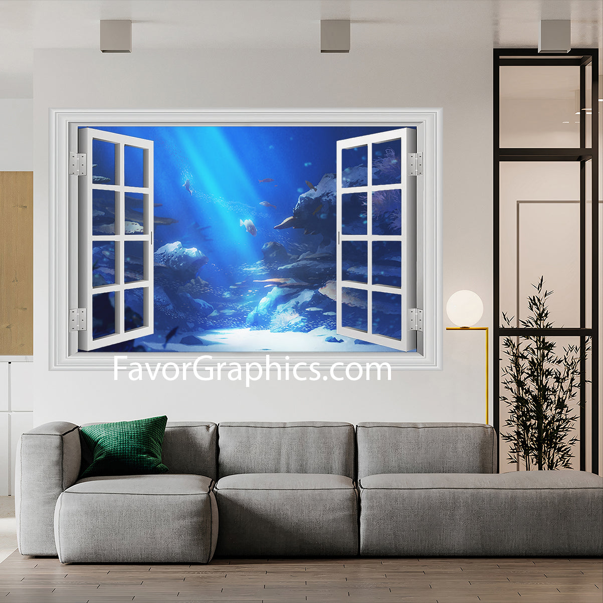 Underwater Under The Sea Vinyl Wall Art Decal Sticker Poster Print Mural