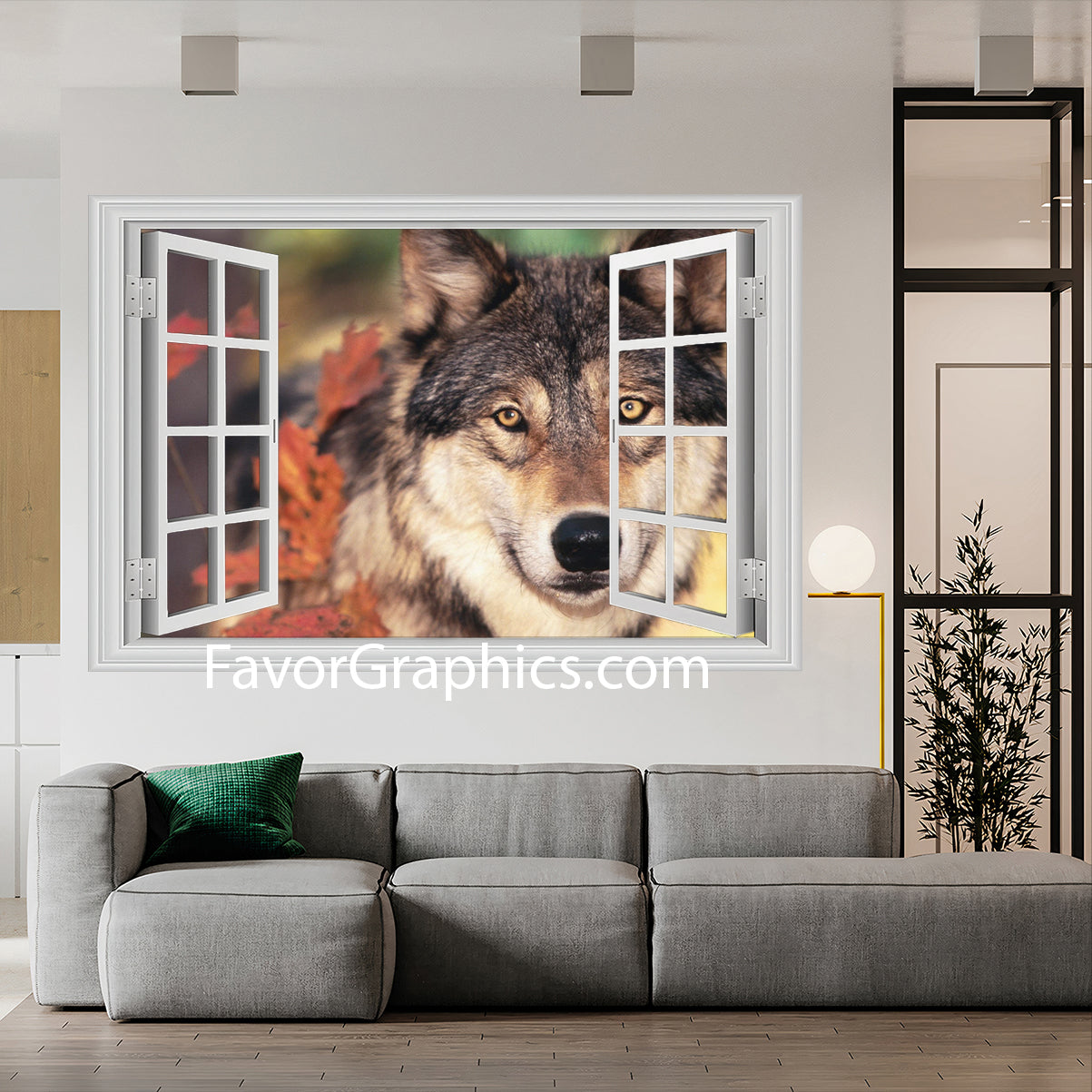 Wolf Vinyl Wall Art Decal Sticker Poster Print Mural