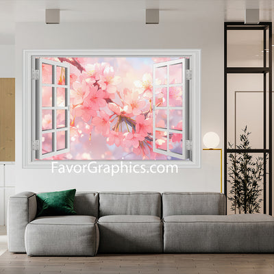 Cherry Blossom Vinyl Wall Art Decal Sticker Poster Print Mural