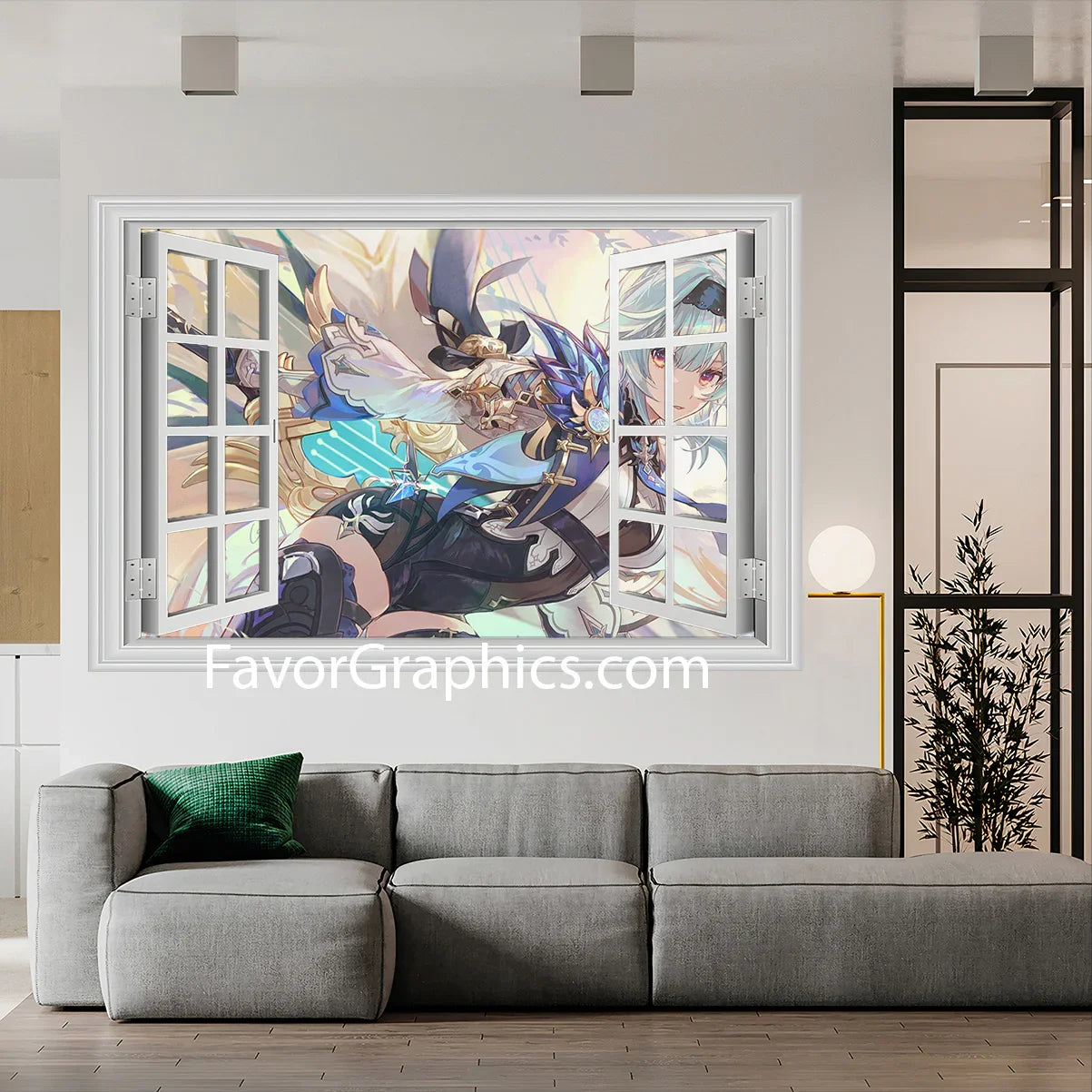 Eula (Genshin impact) Vinyl Wall Art Decal Sticker Poster Print Mural