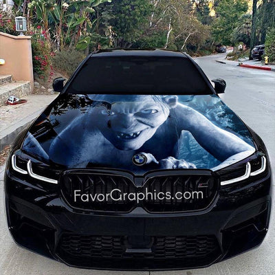 Smeagol Gollum Itasha Car Vinyl Hood Wrap Decal Sticker